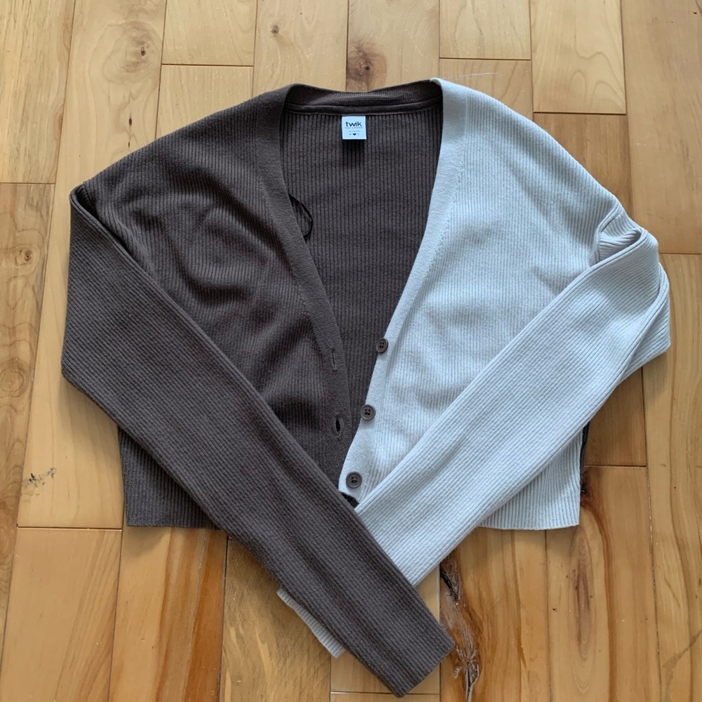 Cardigan  double colored